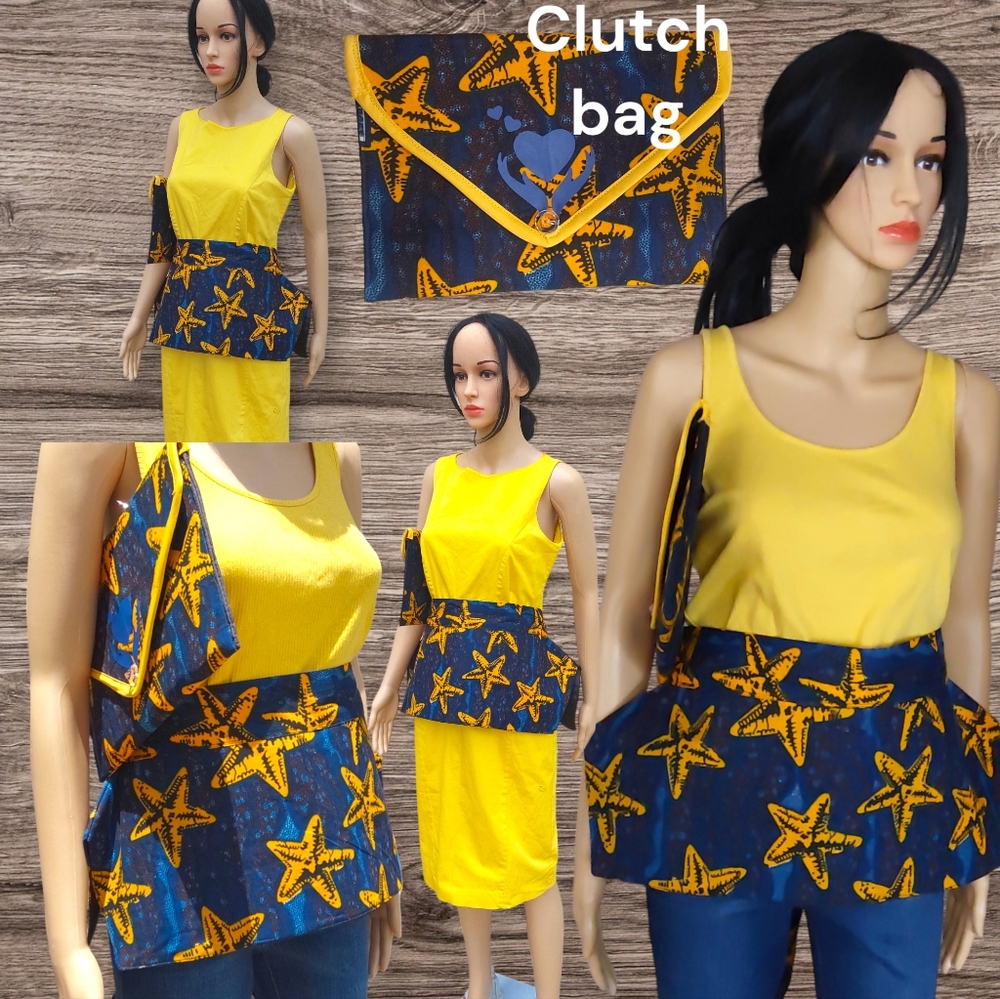 Handmade peplum belt.